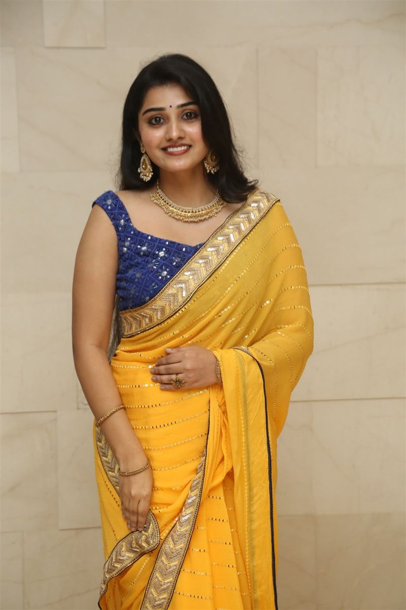 Telugu Actress Athira Raj at Krishnamma Movie Pre Release Event